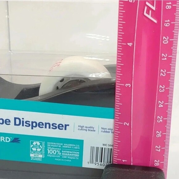 Wexford Desktop Desk Tape Dispenser Black New with Tags - Picture 6 of 12